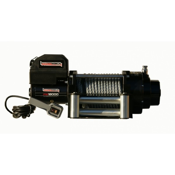 Автомобільна лебідка Powerwinch  PW18000 12V зі сталевим тросом