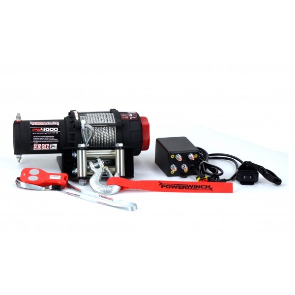 Лебідка PW4000 12V з бездротовим управлінням
