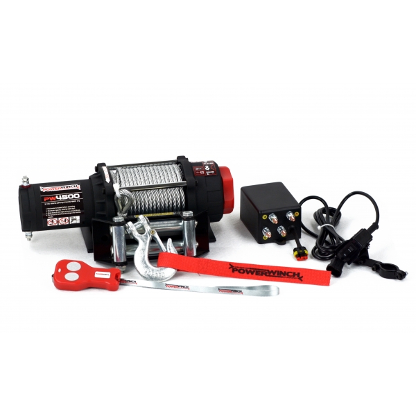 Лебідка PW4500 12V з бездротовим управлінням