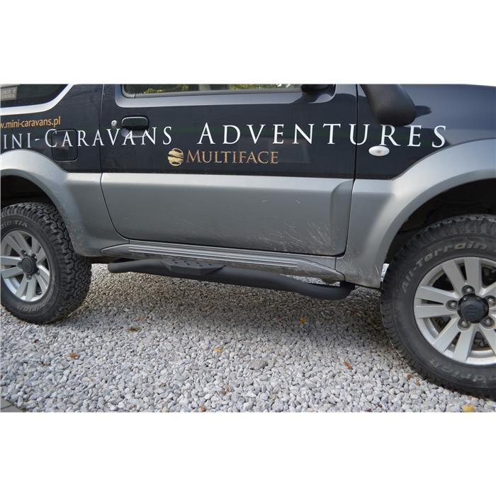 Пороги  SNSS01A SUZUKI JIMNY PARA 07-2018 ALUMINIUM