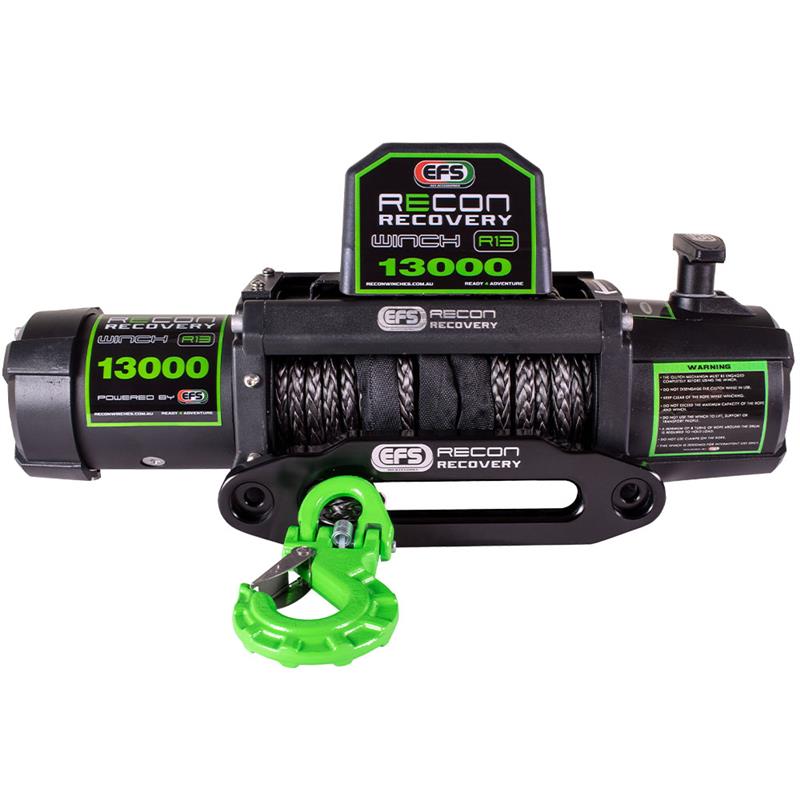 Автомобільна лебідка EFS4WD 13000lb / 5900кг 12V із синтетичним тросос
