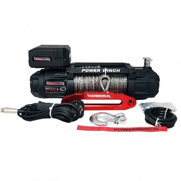 Автомобільна лебідка  Powerwinch  PW12000 Extreme HD 12V з синтетичним тросом